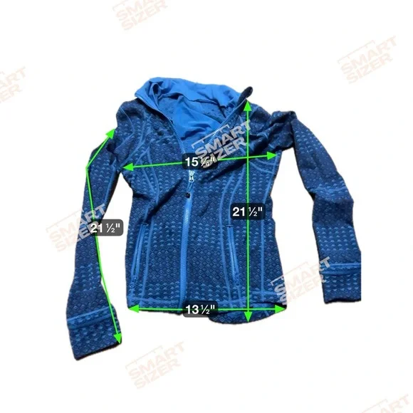 Lululemon Vintage Define Jacket Women’s Blue Patterned - Picture 9 of 9